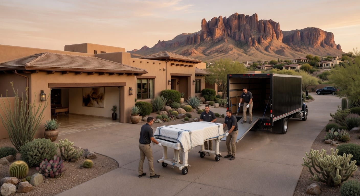 Apache Junction, Arizona piano moving service area