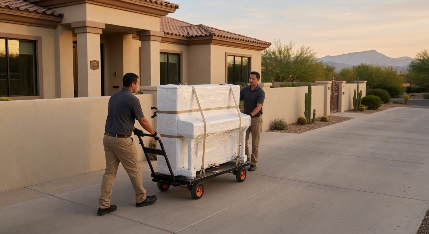 Mesa, Arizona piano moving service area